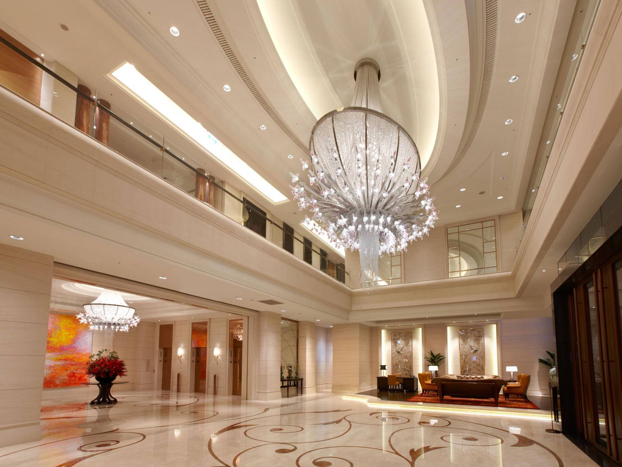 The Okura Prestige Taipei Hotel Eksteriør billede The lobby of the hotel